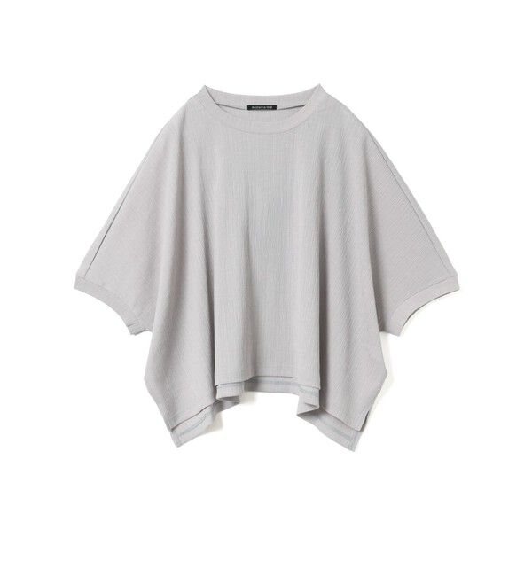 mizuiro ind「mizuiro ind クレープワイドプルオーバー」|Tシャツ・カットソー|ライトグレー
