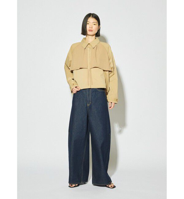 MIDIUMISOLID「MIDIUMISOLID for Ladies バレルレッグワイドデニム」|デニム|