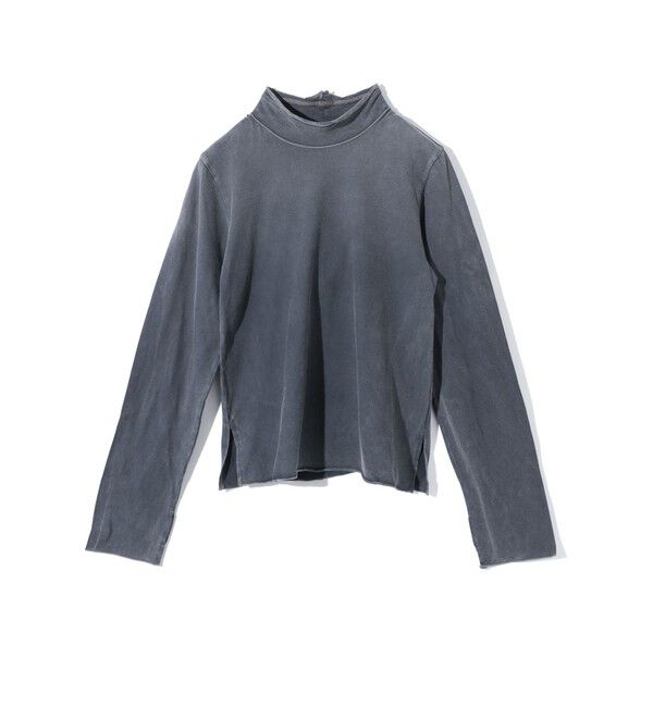 MIDIUMISOLID「MIDIUMISOLID for Ladies ピグメントハイネックインナー」|Tシャツ・カットソー|グレー