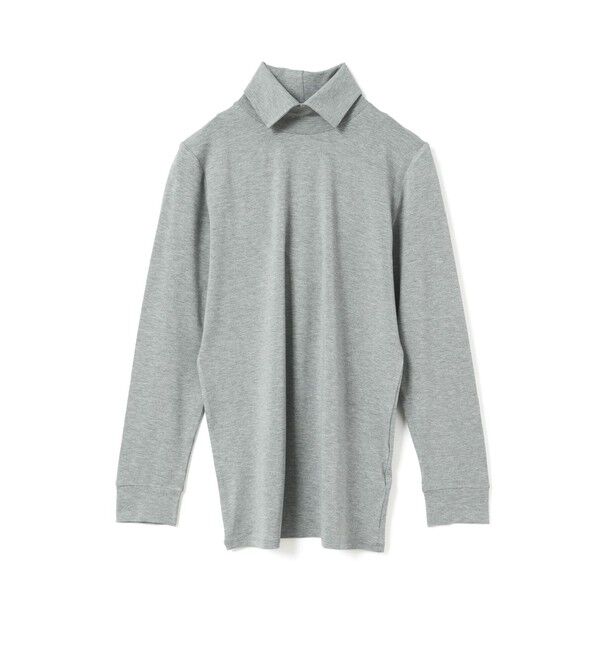 mizuiro ind「mizuiro ind シャツカラープルオーバー」|Tシャツ・カットソー|トップグレー