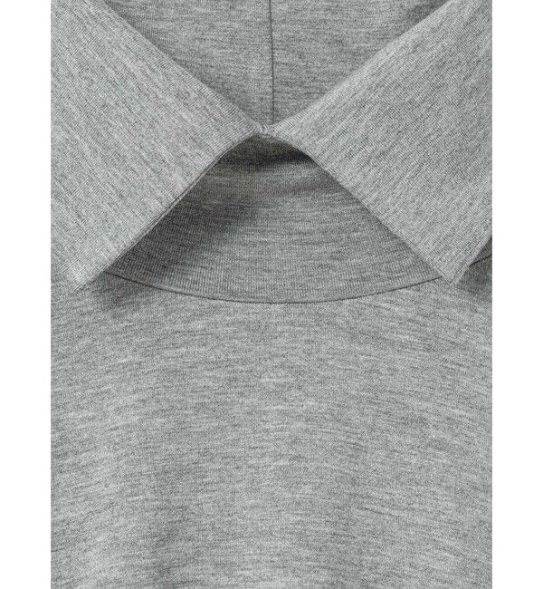 mizuiro ind「mizuiro ind シャツカラープルオーバー」|Tシャツ・カットソー|