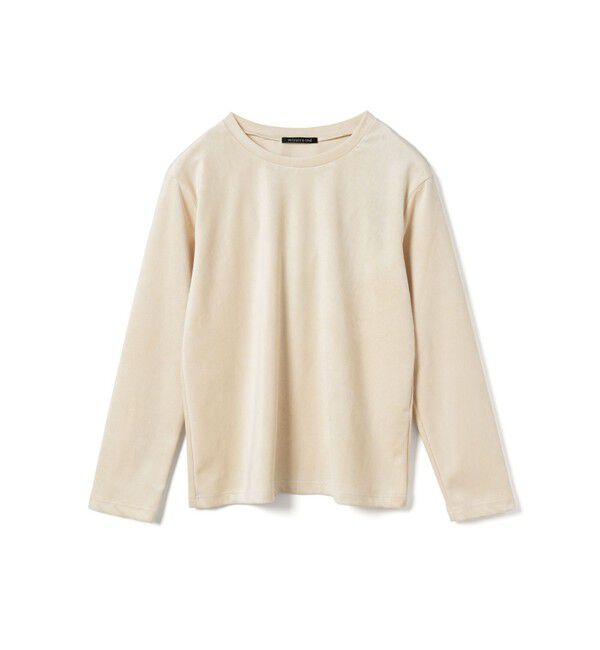 mizuiro ind「mizuiro ind ピケロングスリーブクルーネックTシャツ」|Tシャツ・カットソー|