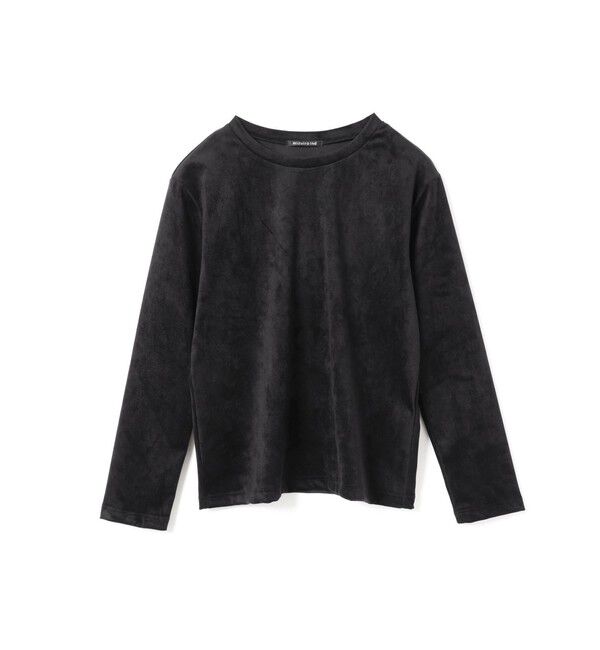 mizuiro ind「mizuiro ind ピケロングスリーブクルーネックTシャツ」|Tシャツ・カットソー|