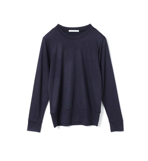 MARMARMAR「MARMARMAR ニットライクウールプルオーバー」|Tシャツ・カットソー|ネイビー