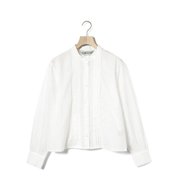 MidiUmi「MidiUmi タックショートシャツ」|シャツ・ブラウス|