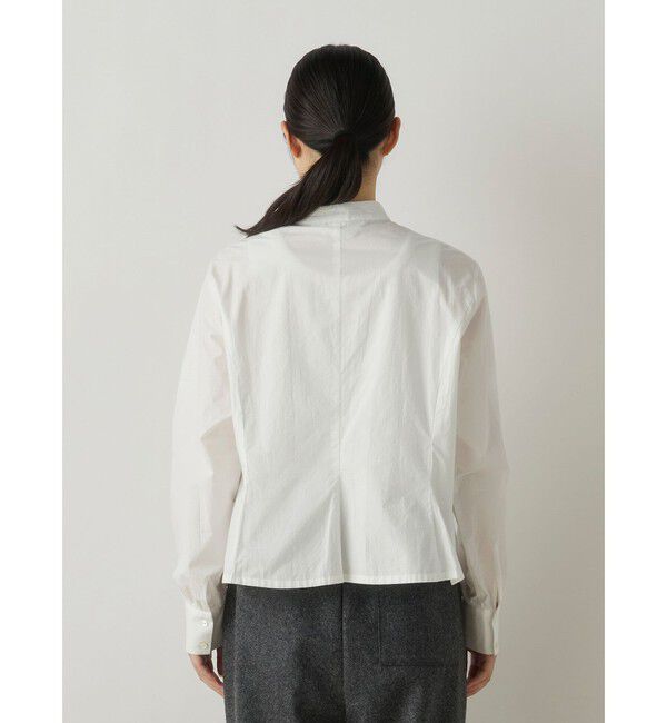 MidiUmi「MidiUmi タックショートシャツ」|シャツ・ブラウス|