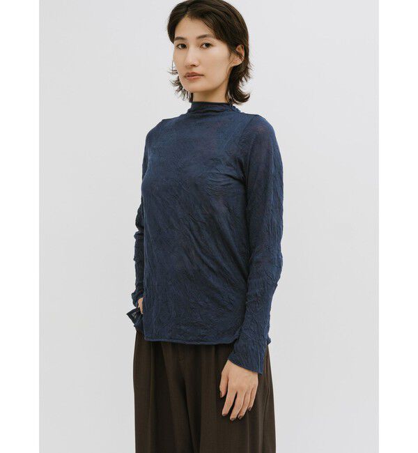 MIDIUMISOLID「MIDIUMISOLID for Ladies シアーハイネックインナー」|Tシャツ・カットソー|
