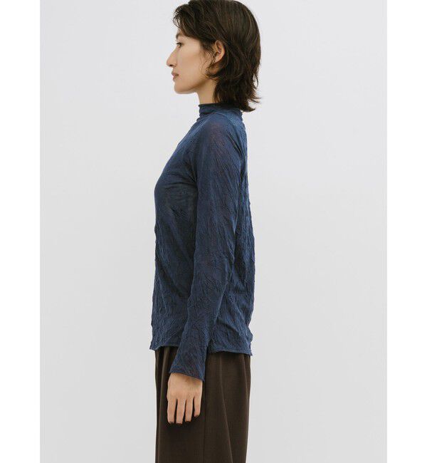 MIDIUMISOLID「MIDIUMISOLID for Ladies シアーハイネックインナー」|Tシャツ・カットソー|