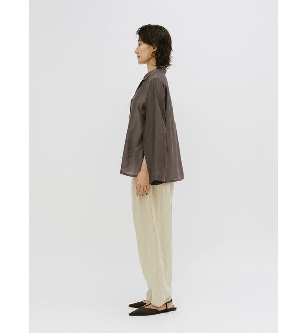 MIDIUMISOLID「MIDIUMISOLID for Ladies エアスプリットシャツ」|シャツ・ブラウス|