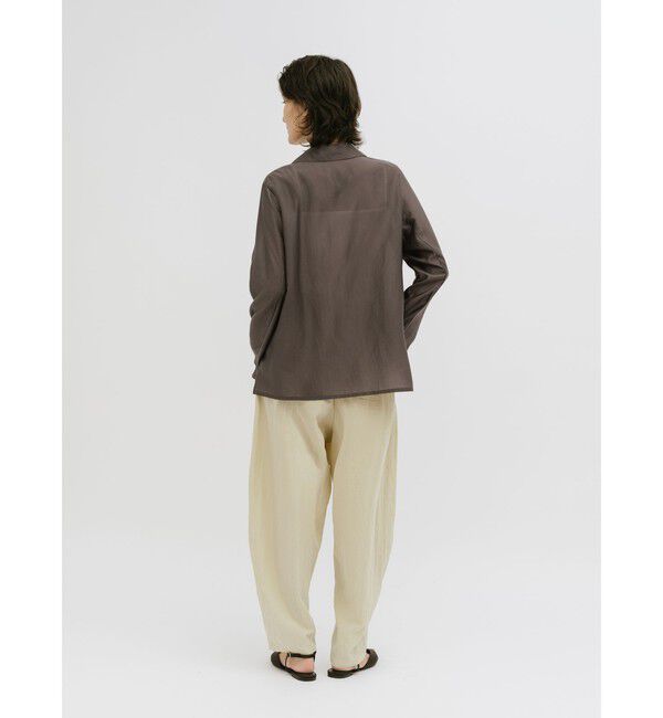 MIDIUMISOLID「MIDIUMISOLID for Ladies エアスプリットシャツ」|シャツ・ブラウス|