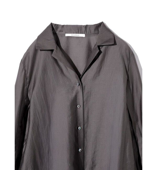 MIDIUMISOLID「MIDIUMISOLID for Ladies エアスプリットシャツ」|シャツ・ブラウス|