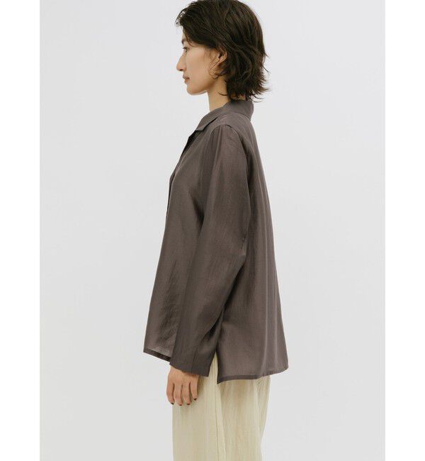 MIDIUMISOLID「MIDIUMISOLID for Ladies エアスプリットシャツ」|シャツ・ブラウス|