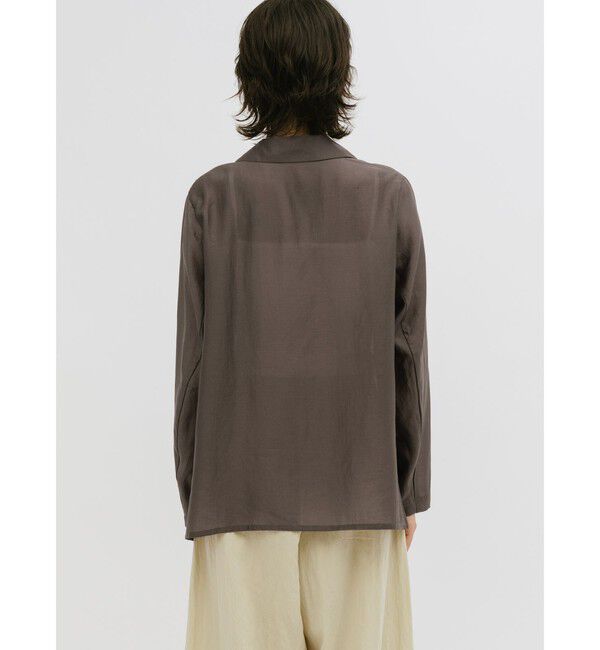 MIDIUMISOLID「MIDIUMISOLID for Ladies エアスプリットシャツ」|シャツ・ブラウス|