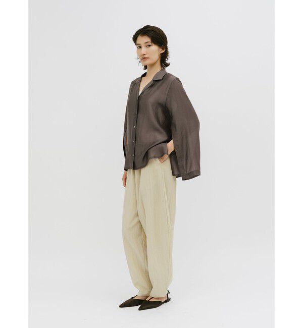 MIDIUMISOLID「MIDIUMISOLID for Ladies エアスプリットシャツ」|シャツ・ブラウス|