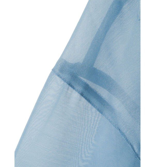 MIDIUMISOLID「MIDIUMISOLID for Ladies オープンカラーシアーシャツ」|シャツ・ブラウス|