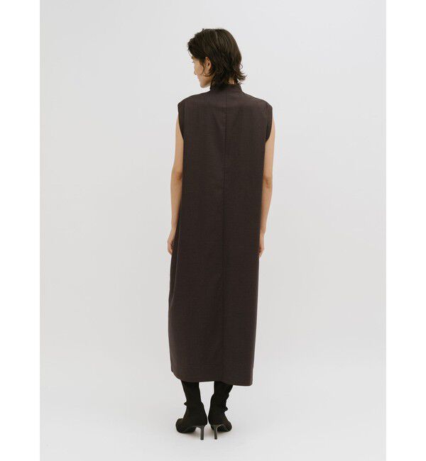 MIDIUMISOLID「MIDIUMISOLID for Ladies エッジラインロングジレ」|ベスト・ジレ|
