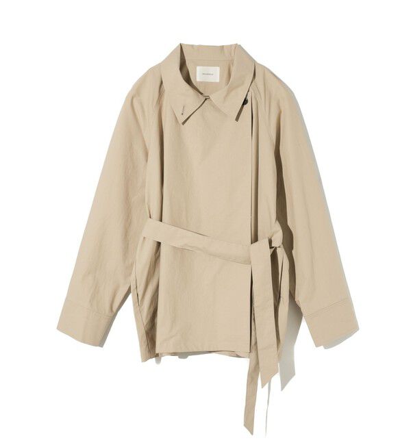 MIDIUMISOLID「MIDIUMISOLID for Ladies ラップトレンチシャツ」|シャツ・ブラウス|