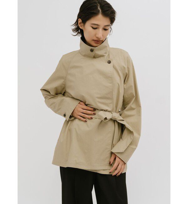 MIDIUMISOLID「MIDIUMISOLID for Ladies ラップトレンチシャツ」|シャツ・ブラウス|
