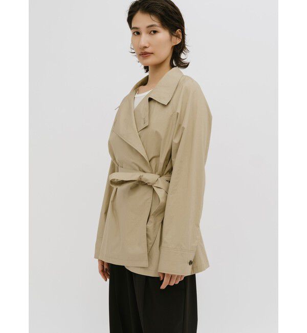 MIDIUMISOLID「MIDIUMISOLID for Ladies ラップトレンチシャツ」|シャツ・ブラウス|
