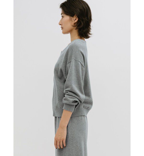 MIDIUMISOLID「MIDIUMISOLID for Ladies カームジップニット」|ニット・セーター|