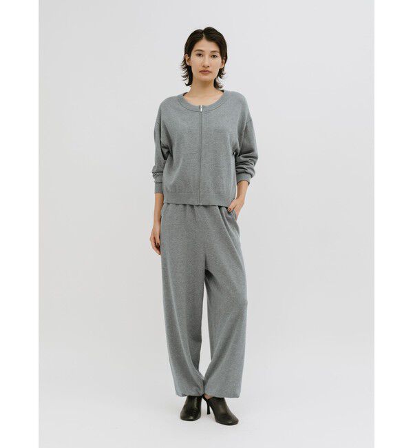 MIDIUMISOLID「MIDIUMISOLID for Ladies カームジップニット」|ニット・セーター|