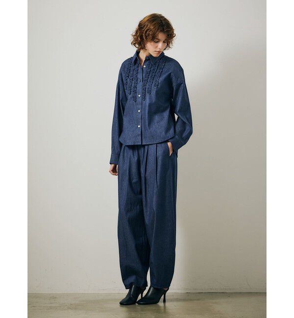 MARMARMAR「MARMARMAR イージーテーパードデニムパンツ」|デニム|