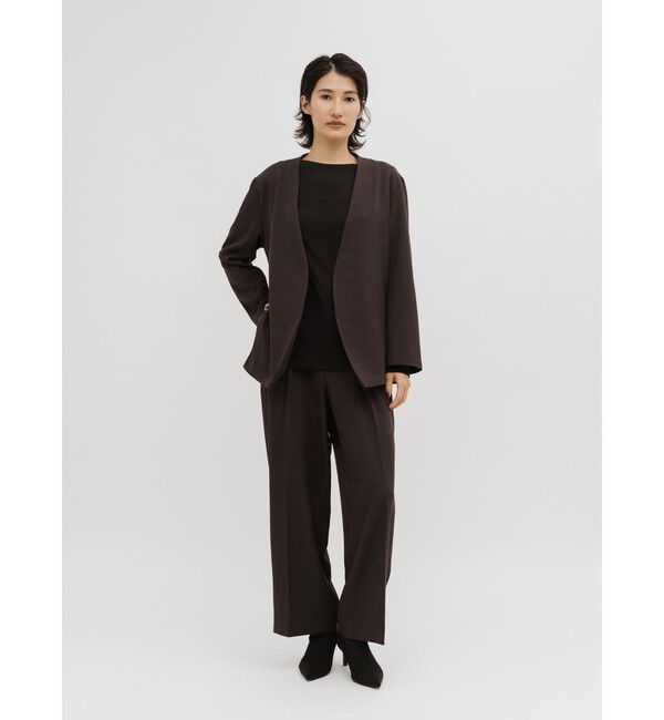 MIDIUMISOLID「MIDIUMISOLID for Ladies エッセンシャルコントゥアジャケット」|テーラードジャケット|
