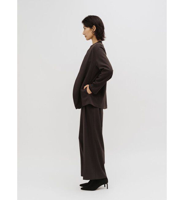 MIDIUMISOLID「MIDIUMISOLID for Ladies エッセンシャルコントゥアジャケット」|テーラードジャケット|