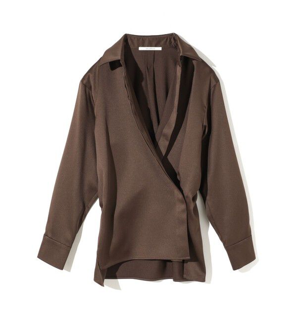 MIDIUMISOLID「MIDIUMISOLID for Ladies ヒドゥンラップシャツ」|シャツ・ブラウス|