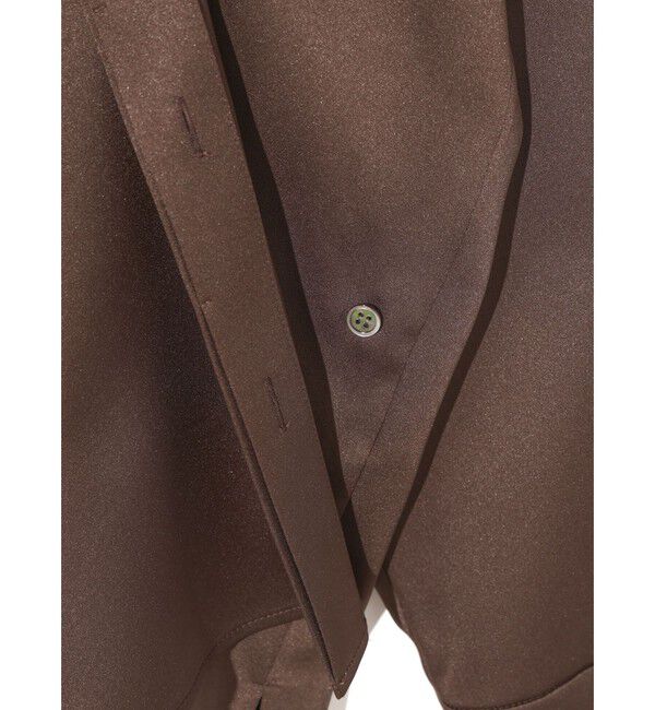 MIDIUMISOLID「MIDIUMISOLID for Ladies ヒドゥンラップシャツ」|シャツ・ブラウス|
