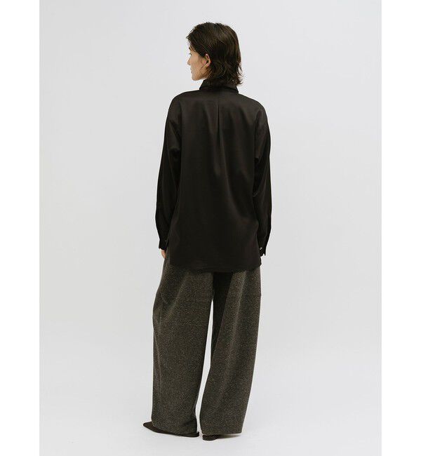 MIDIUMISOLID「MIDIUMISOLID for Ladies ヒドゥンラップシャツ」|シャツ・ブラウス|