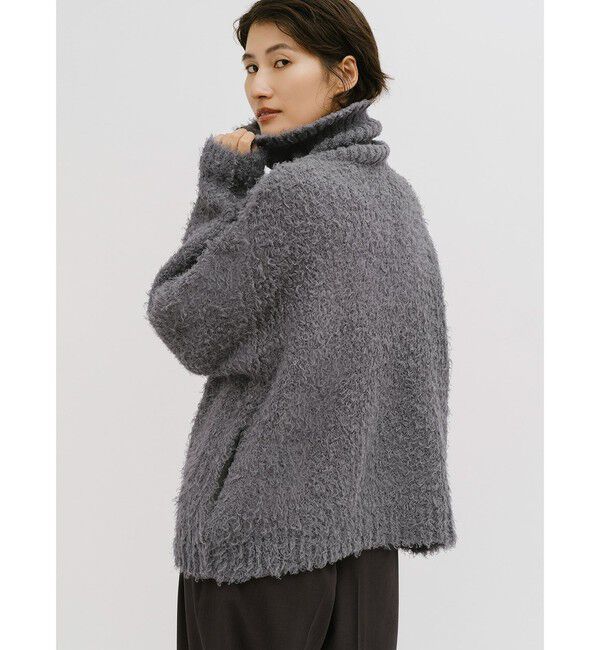 MIDIUMISOLID「MIDIUMISOLID for Ladies クラウドループジップニット」|ニット・セーター|