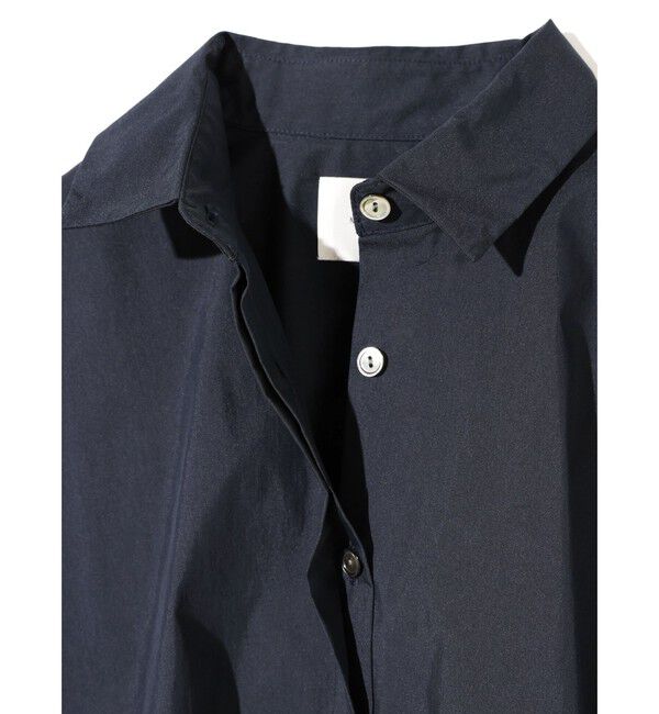 MIDIUMISOLID「MIDIUMISOLID for Ladies コットンナイロンワイドシャツ」|シャツ・ブラウス|