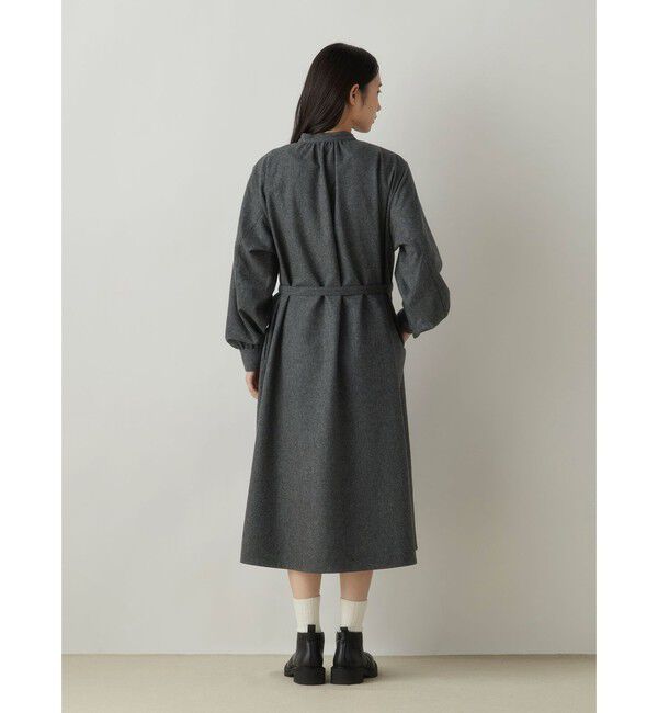 MidiUmi「MidiUmi スタンドカラーコートワンピース」|ワンピース|