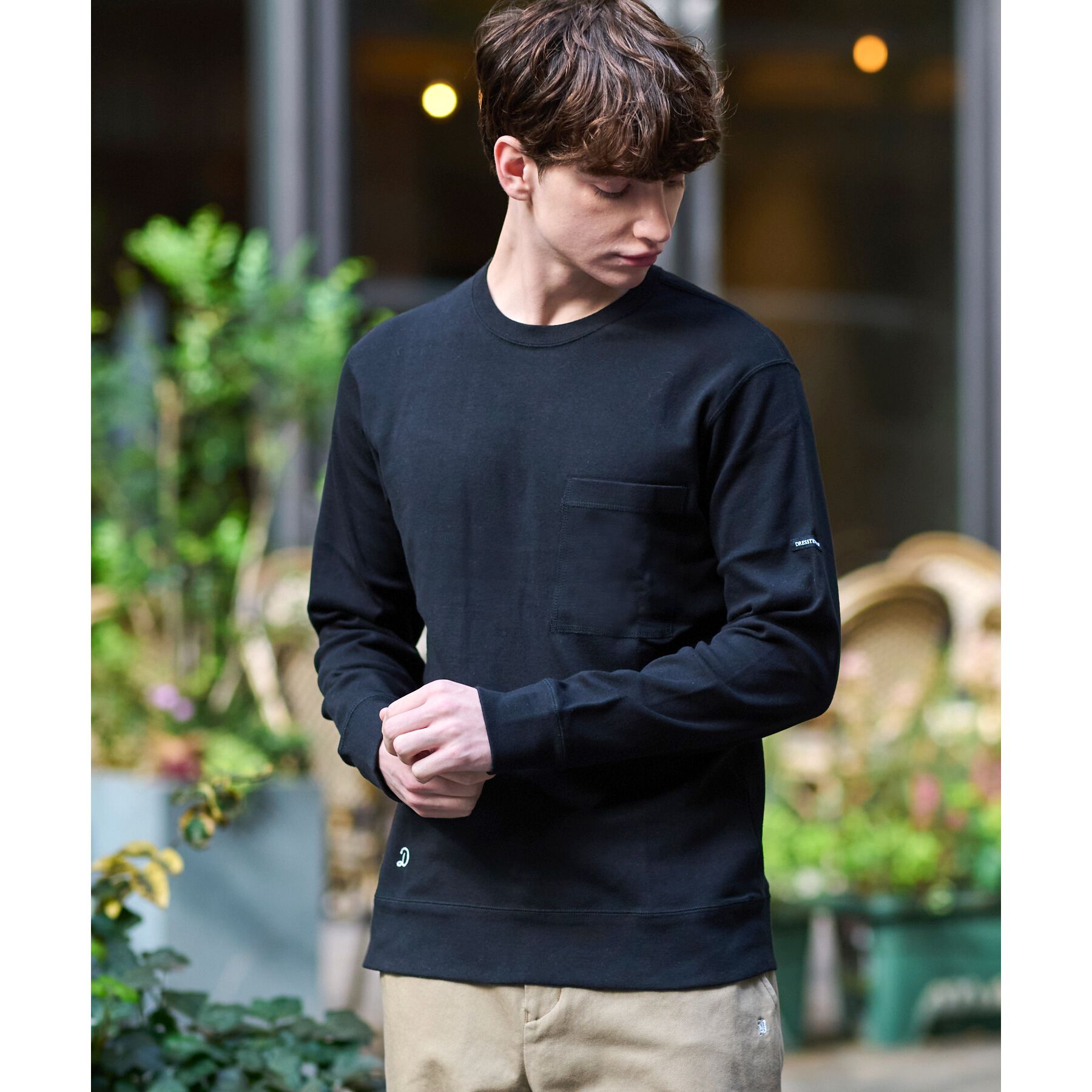 DRESSTERIOR「エクスクルーシブフライスロングTシャツ」|Tシャツ・カットソー|