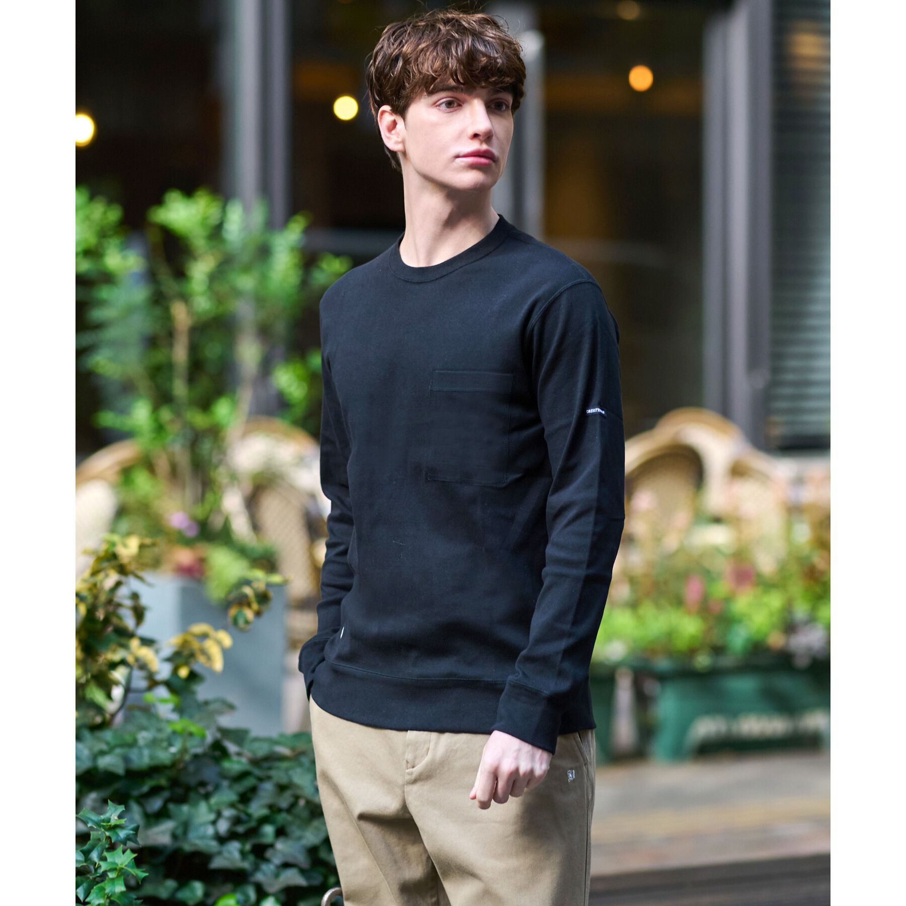 DRESSTERIOR「エクスクルーシブフライスロングTシャツ」|Tシャツ・カットソー|