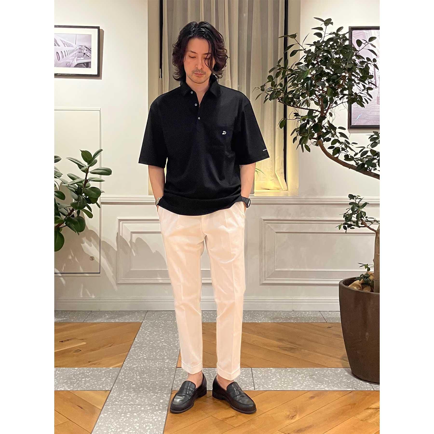 DRESSTERIOR「【接触冷感/抗菌防臭/消臭/Safari5月号掲載】ICE CLEAR COTTON オーバーフィッ」|ポロシャツ|