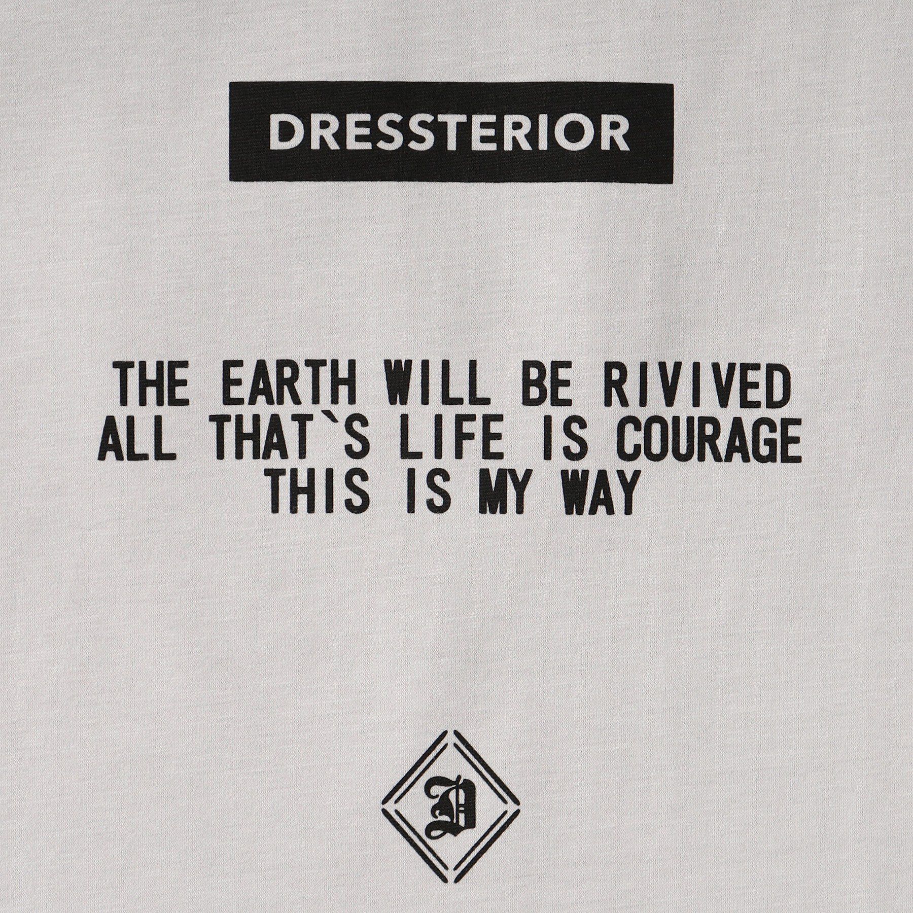 DRESSTERIOR「【接触冷感／UVカット／抗菌防臭／しわ防止】クールデオドラント ロゴTシャツ」|Tシャツ・カットソー|