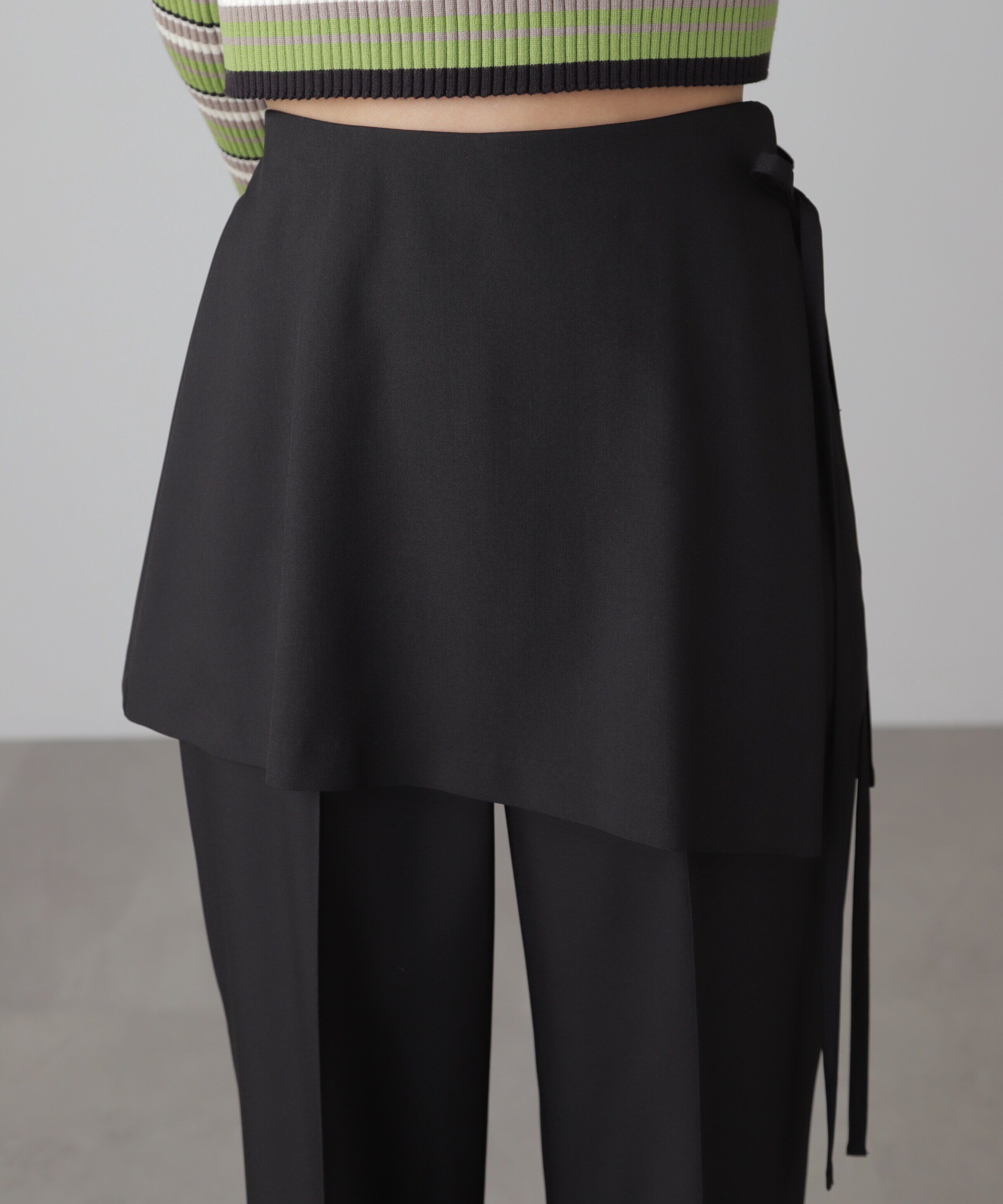  「ミニラップスカートレイヤードパンツ」|その他|