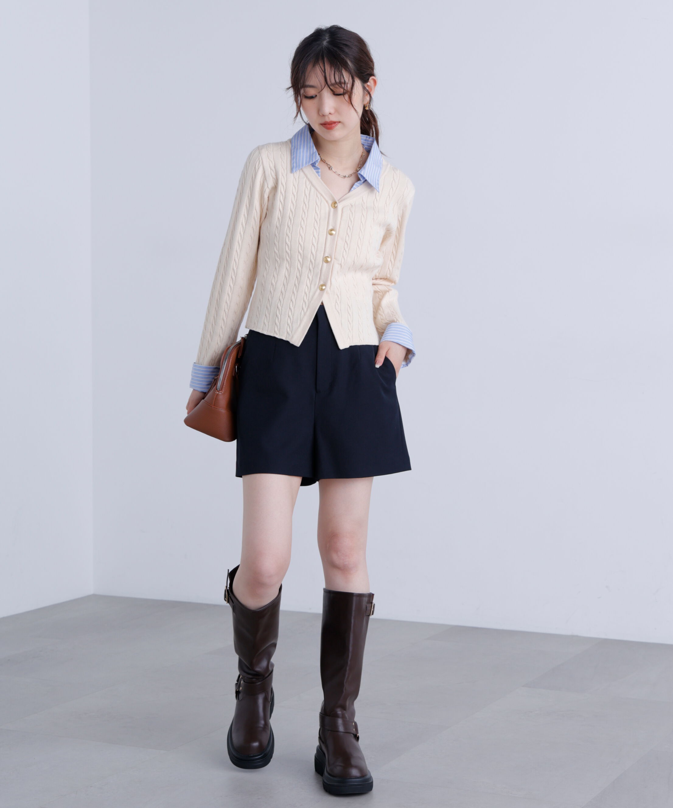  「〈セットアップ対応〉ハイウエストショートパンツ」|その他|