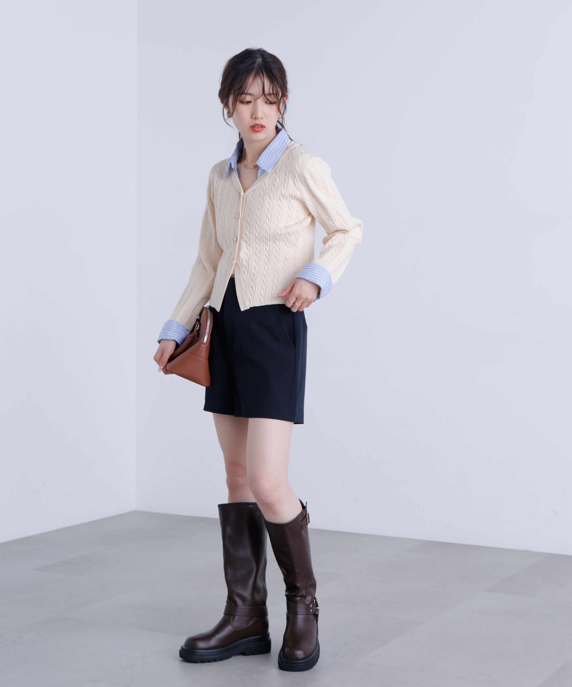  「〈セットアップ対応〉ハイウエストショートパンツ」|その他|
