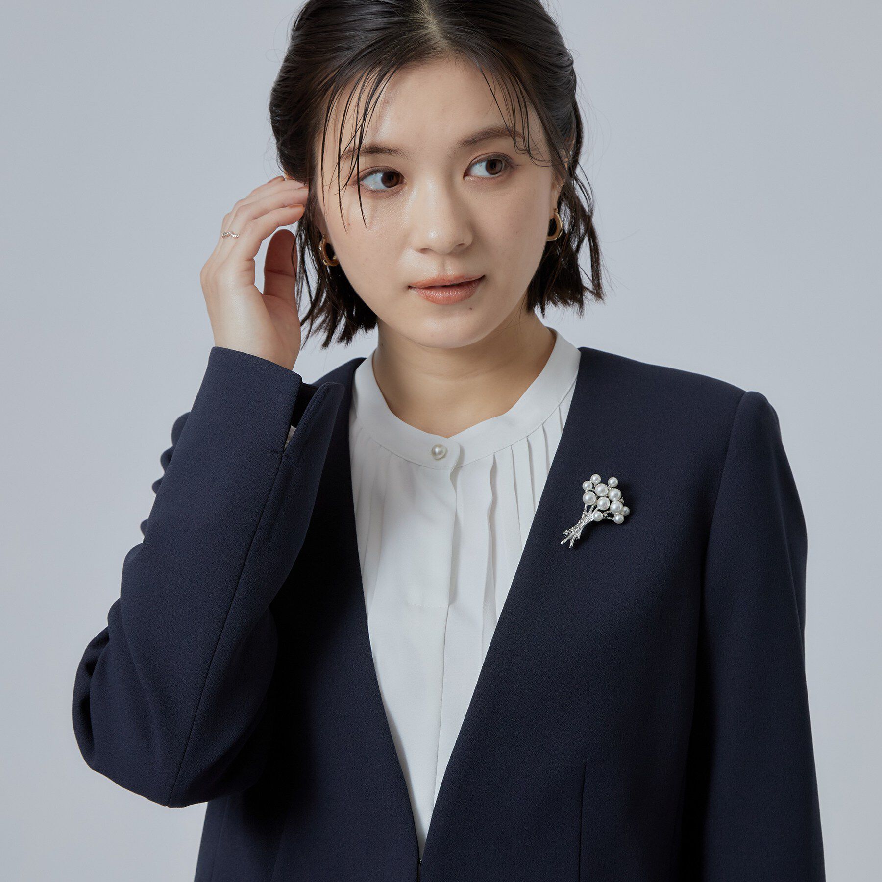 SHOO･LA･RUE「【セレモニー】ピンブローチ」|ブローチ・コサージュ|