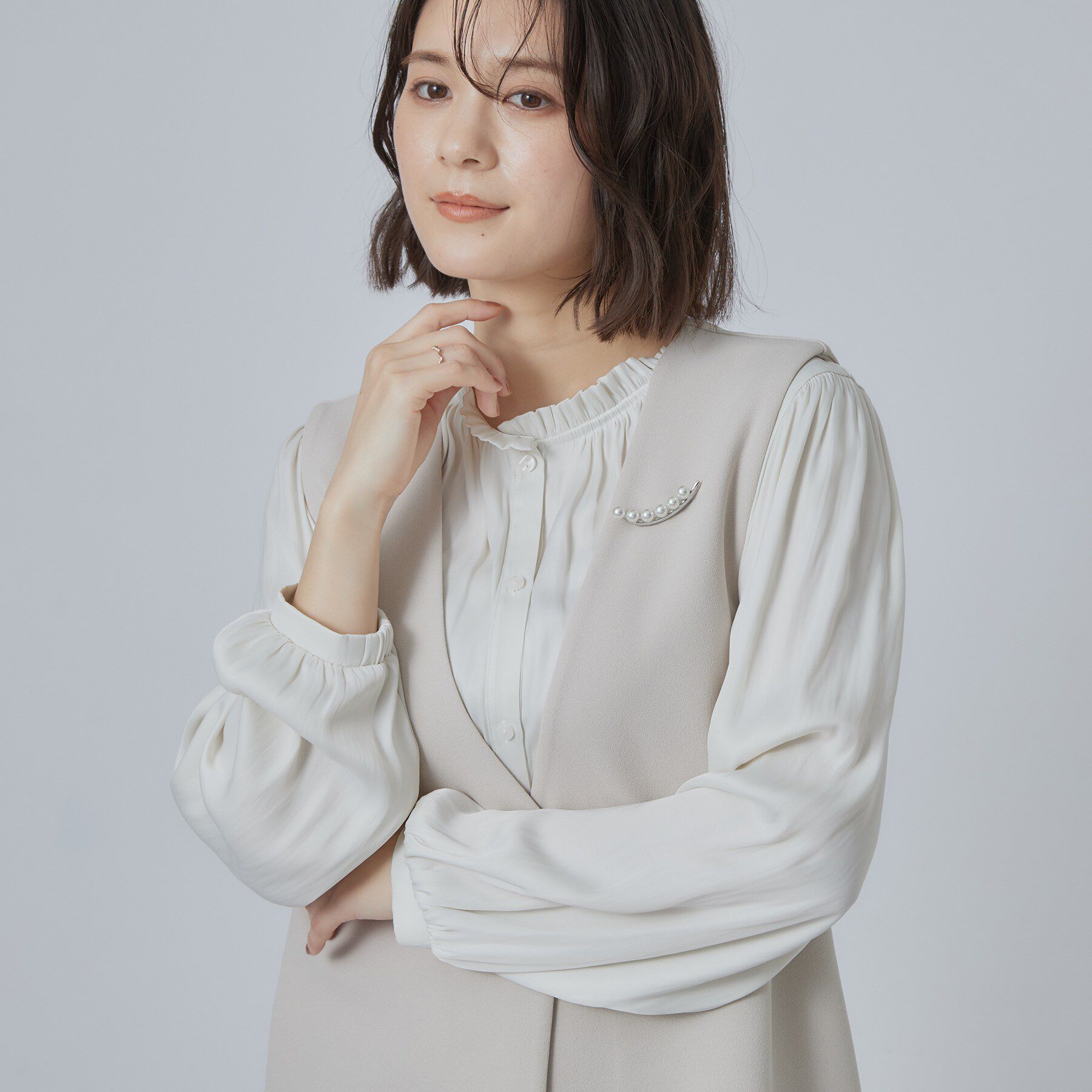 SHOO･LA･RUE「【セレモニー】ピンブローチ」|ブローチ・コサージュ|