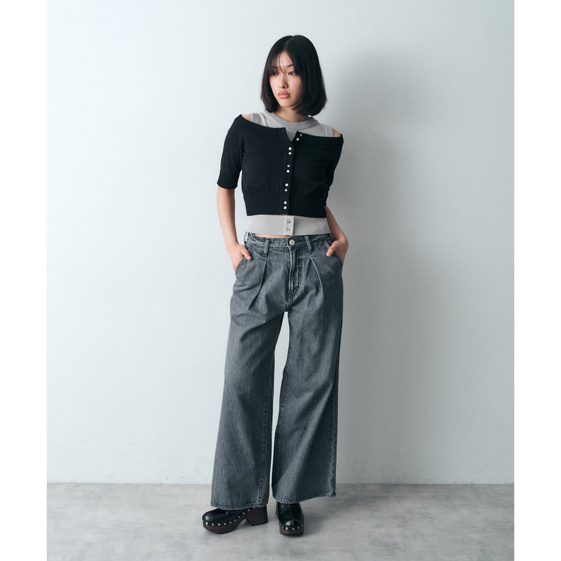 CODE A「design knit tank」|ニット・セーター|