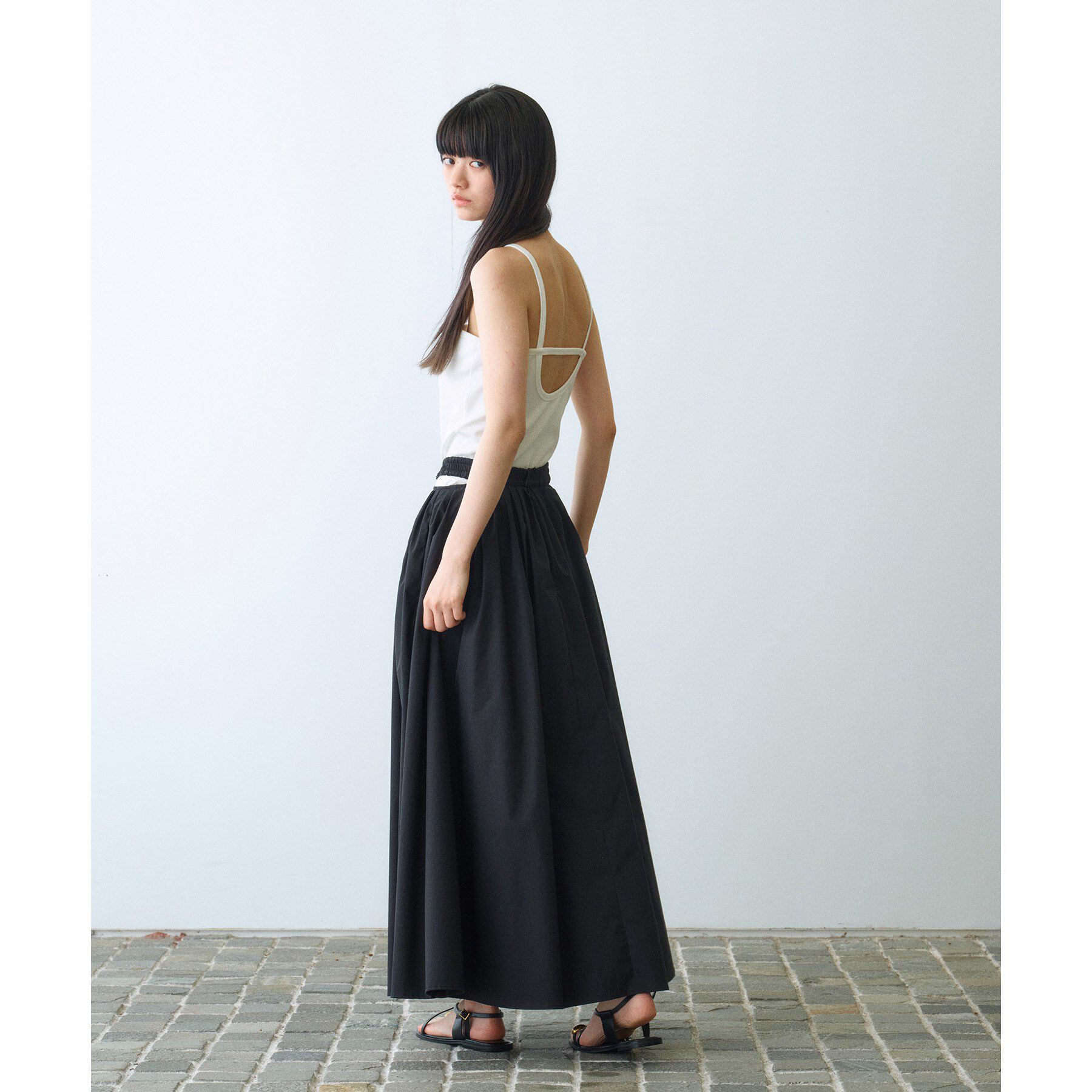 CODE A「side slit volume skirt」|スカート|