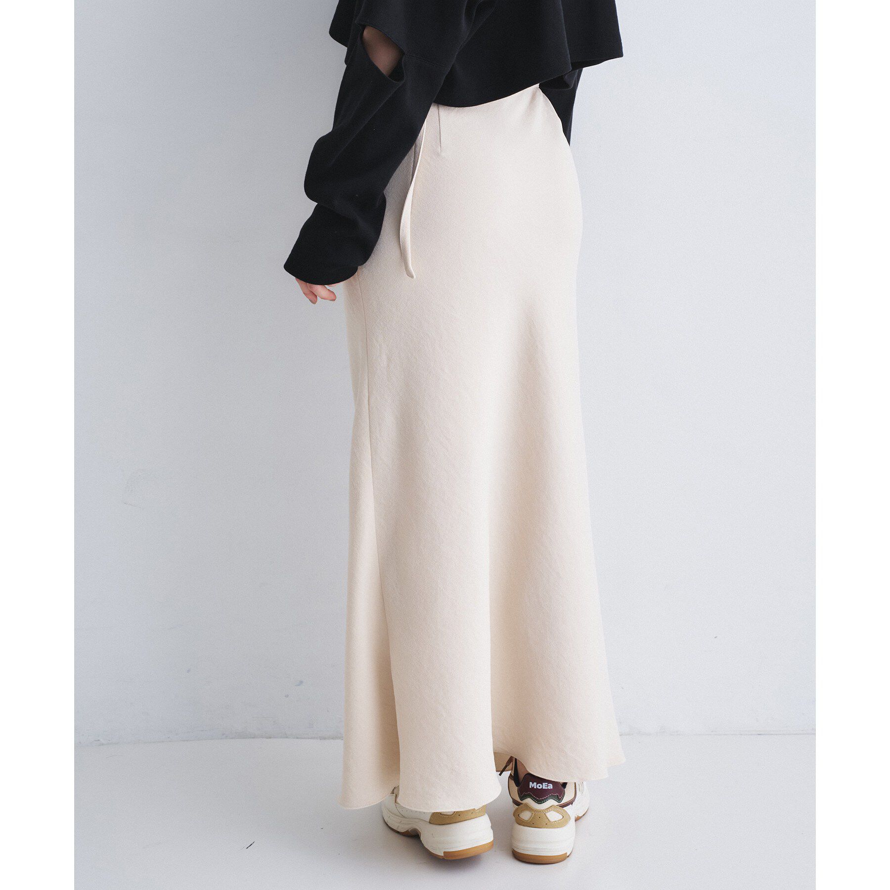 CODE A「【ReRe】easy－fit long skirt」|スカート|