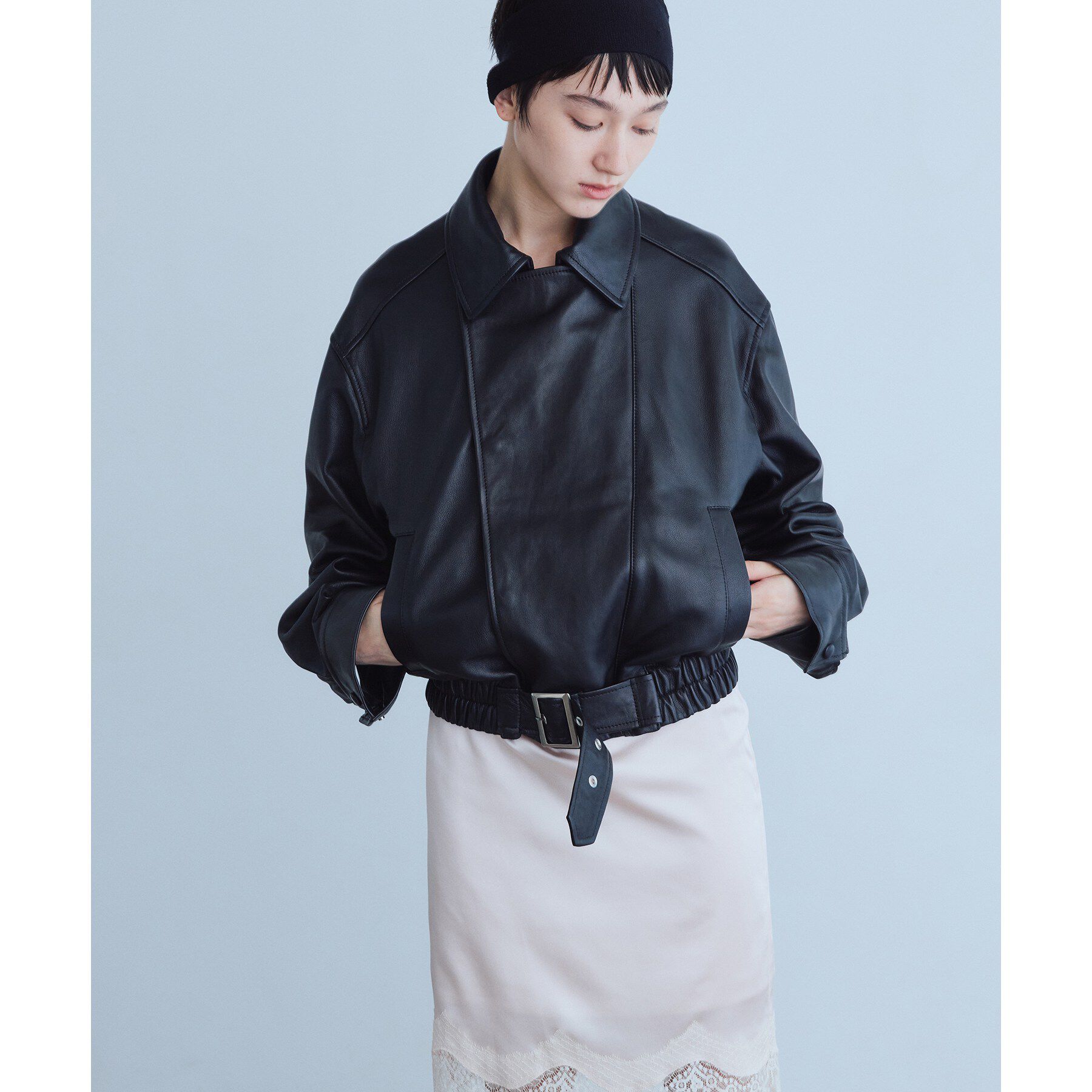 CODE A「UKI UKI＊CODE A｜leather blouson」|ブルゾン・スタジャン|
