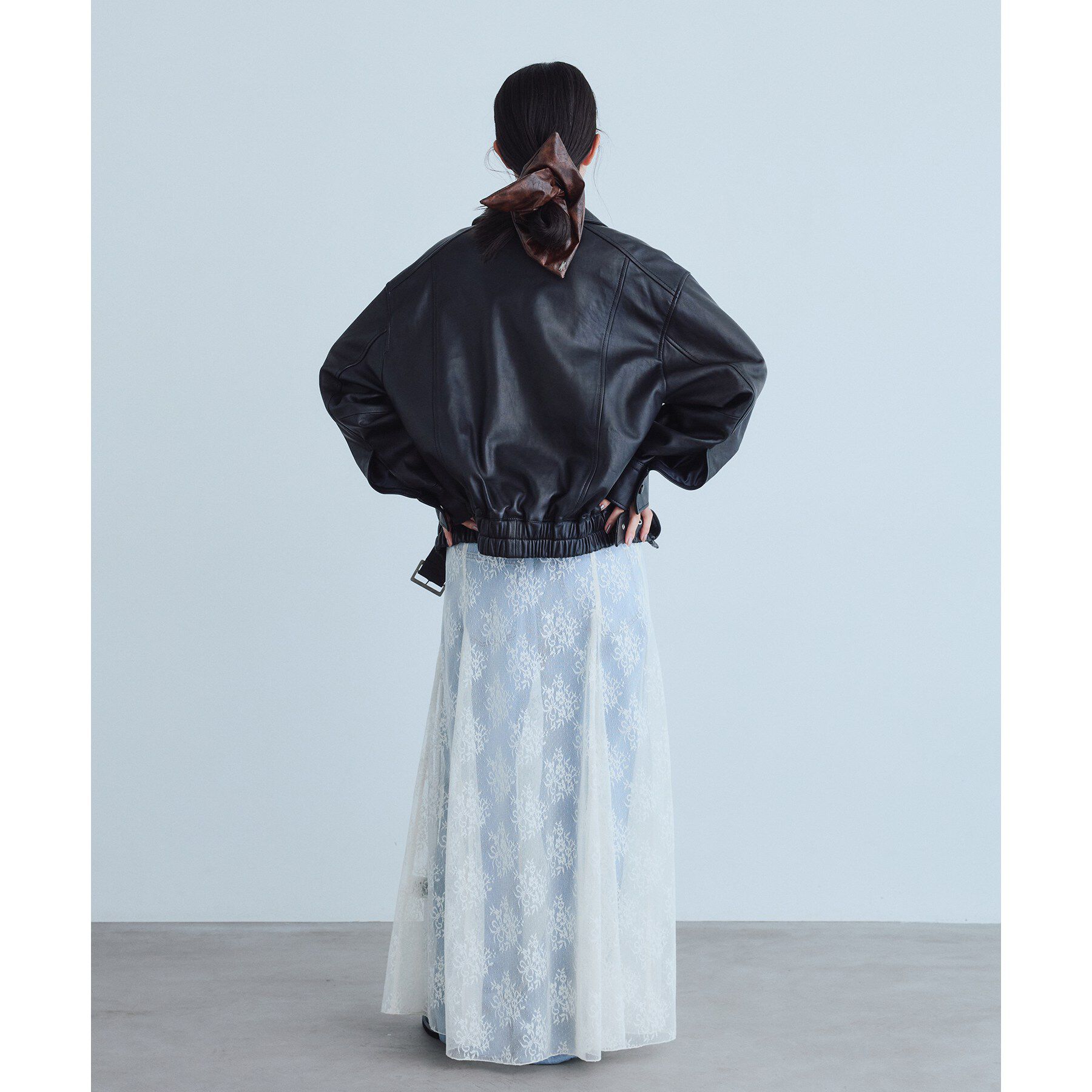 CODE A「UKI UKI＊CODE A｜leather blouson」|ブルゾン・スタジャン|
