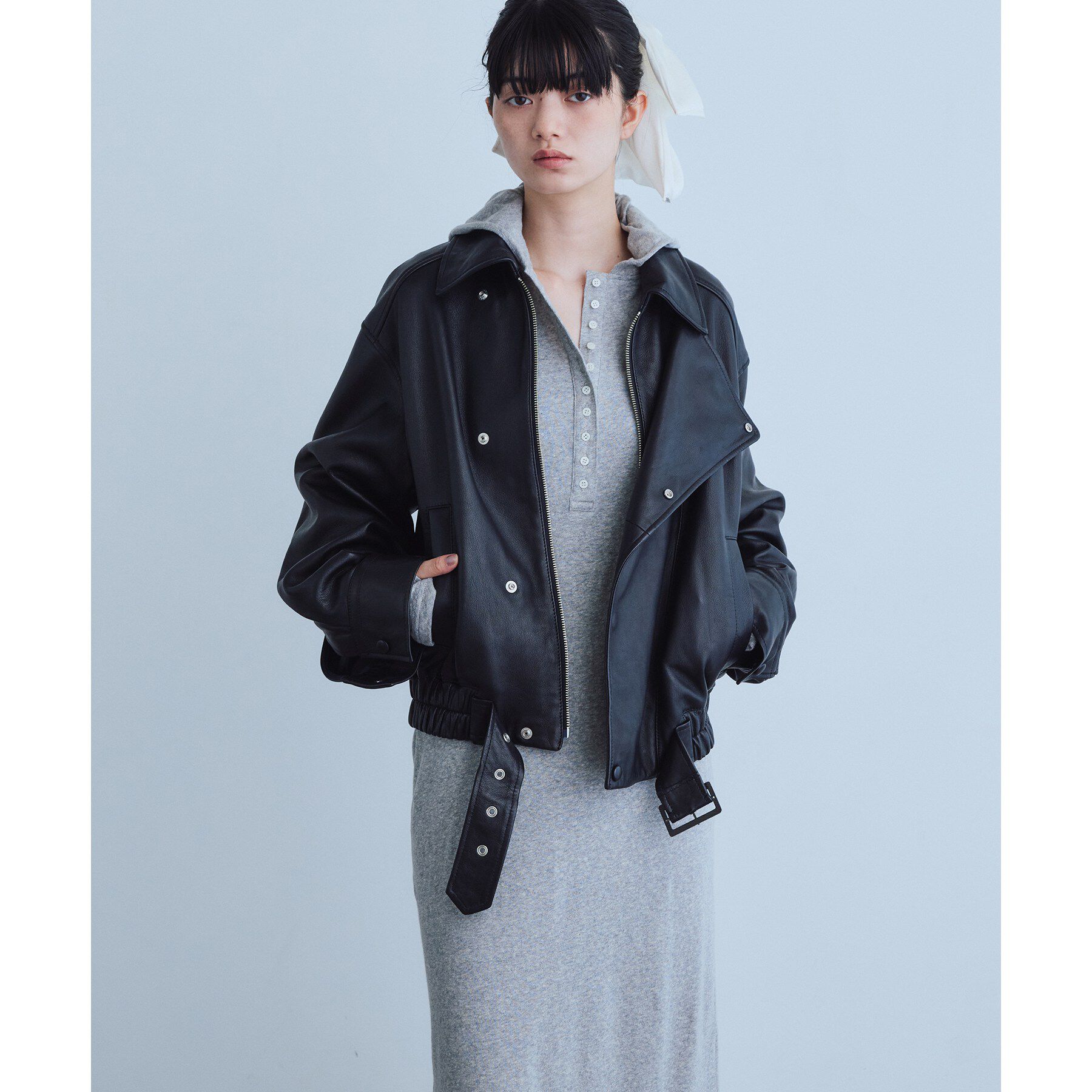 CODE A「UKI UKI＊CODE A｜leather blouson」|ブルゾン・スタジャン|