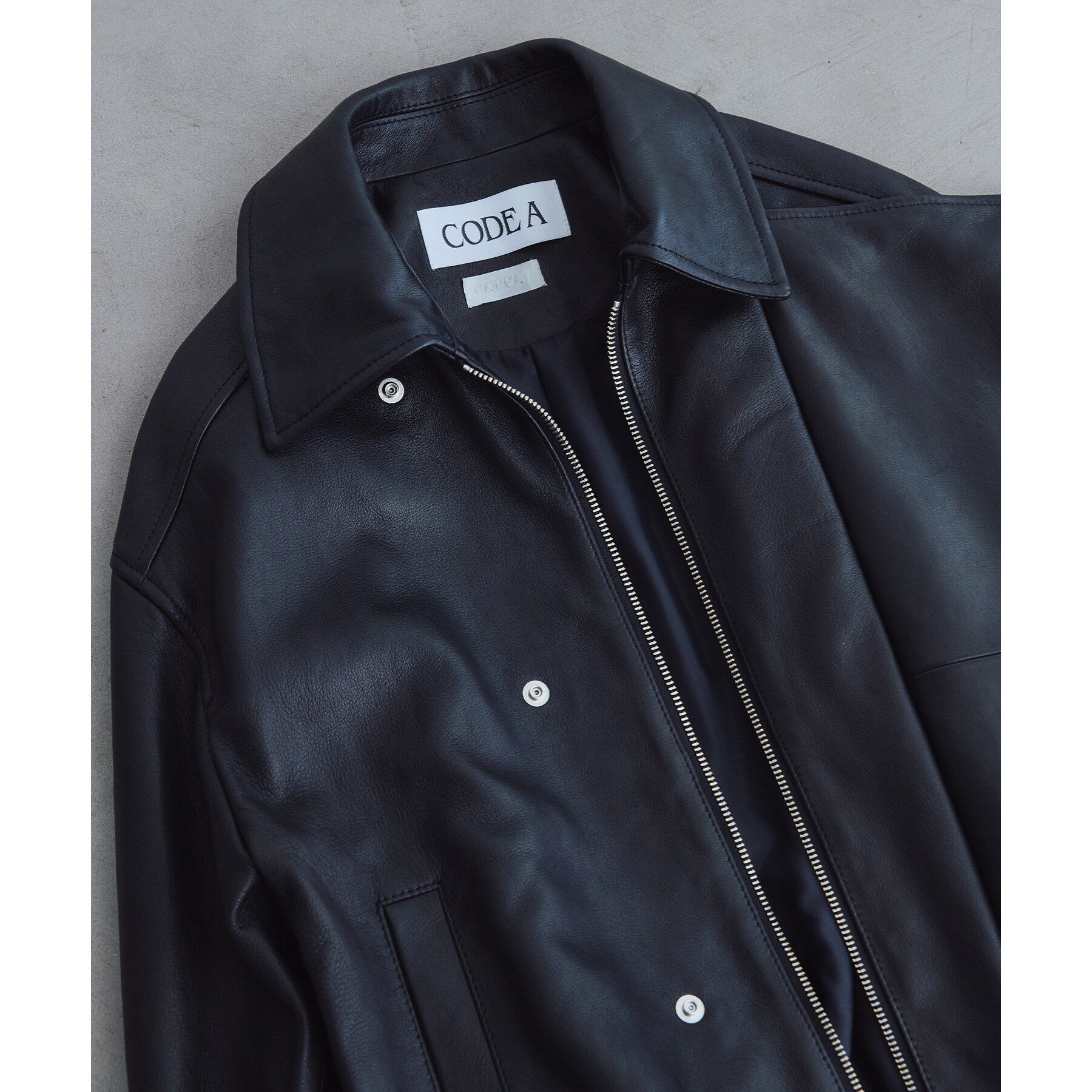 CODE A「UKI UKI＊CODE A｜leather blouson」|ブルゾン・スタジャン|